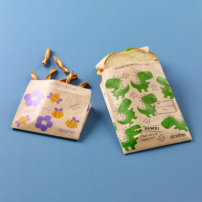 Recyclable Paper Bags 2-Pack 100ct